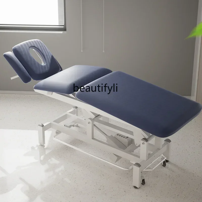 lt Chinese Medicine Massage Therapy Bed Multi-Function Electric Lifting Bone Setting Massage Bed Exercise Rehabilitation Nursing