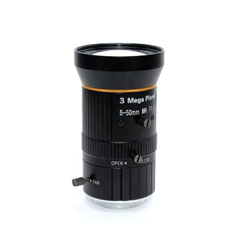 

2025 hot sale Varifocal Lens 3-MP 5-50mm Zoom F1.4 CS Mount Lenses Industrial Vision Accessories Security CCTV Lens