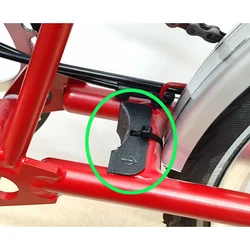 Folding bicycle parking disc replacement parts for brompton seatpost anti-collision parts