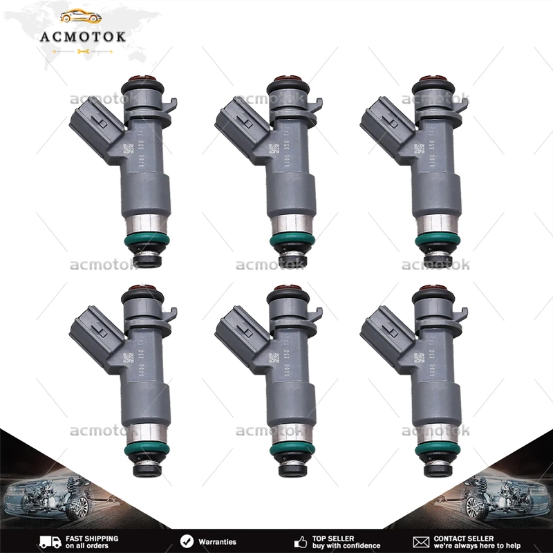 

SET OF 6 16450-R70-A01 16450R70A01 New Fuel injectors For 2008-2013 Acura MDX RDX RL TL TSX ZDX Honda Accord Crosstour 3.5L V6