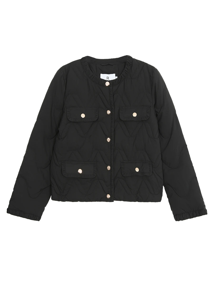 Lekka, biała kurtka puchowa damska zimowa nowa kolekcja 2025 cienka, mała rozmiar, super ładna kurtka do pracy...