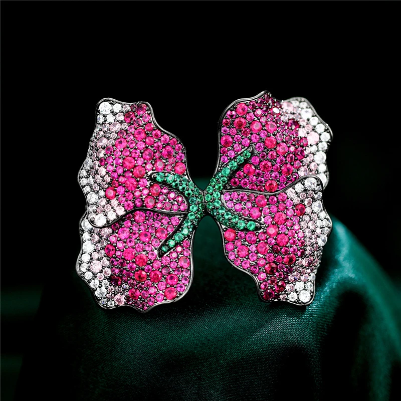 Super Beautiful French Luxury Micro-inlaid Zircon Colorful Butterfly Brooch for Women Men Elegant Suit High-end Accessories Pin