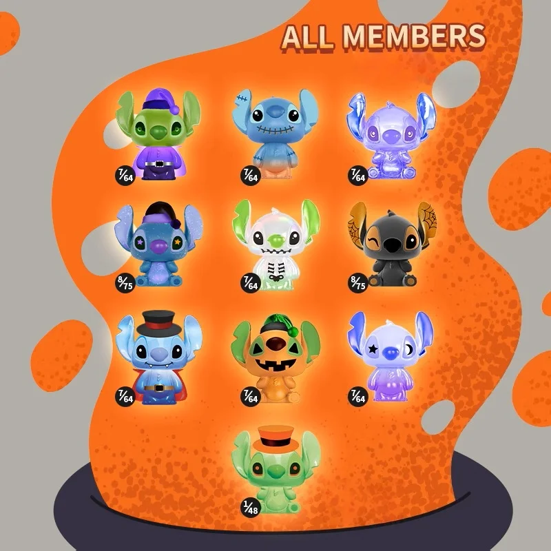 Original Stitch Grand Jester Studios Series Mini Blind Bag Kawaii Action Figure Model Desktop Decor Lovely Toy Halloween Gift