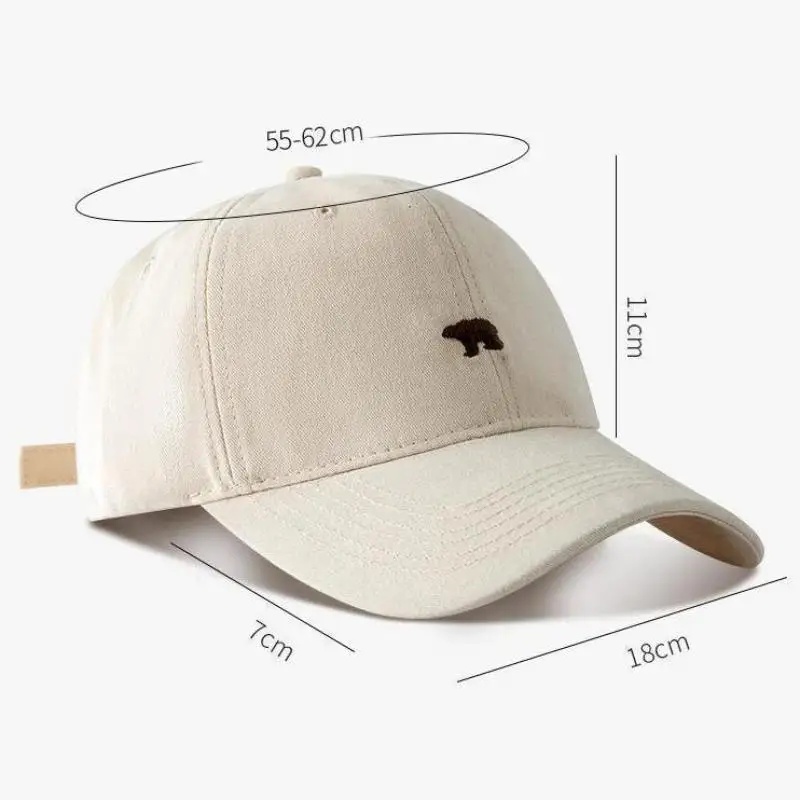 55-62 cm Big Size Soft Top Embroidery Baseball Caps For Womenen Men Cotton Snap Back Trucker Hat Outdoor Casual Sport Gorras