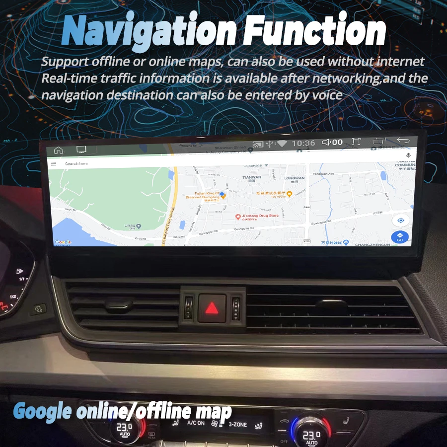 Radio de coche de 14,9 pulgadas para Audi Q5 Q5L Sq5 2018 - 2020 CarPlay inalámbrico Android Auto reproductor de vídeo Multimedia unidad principal estéreo GPS
