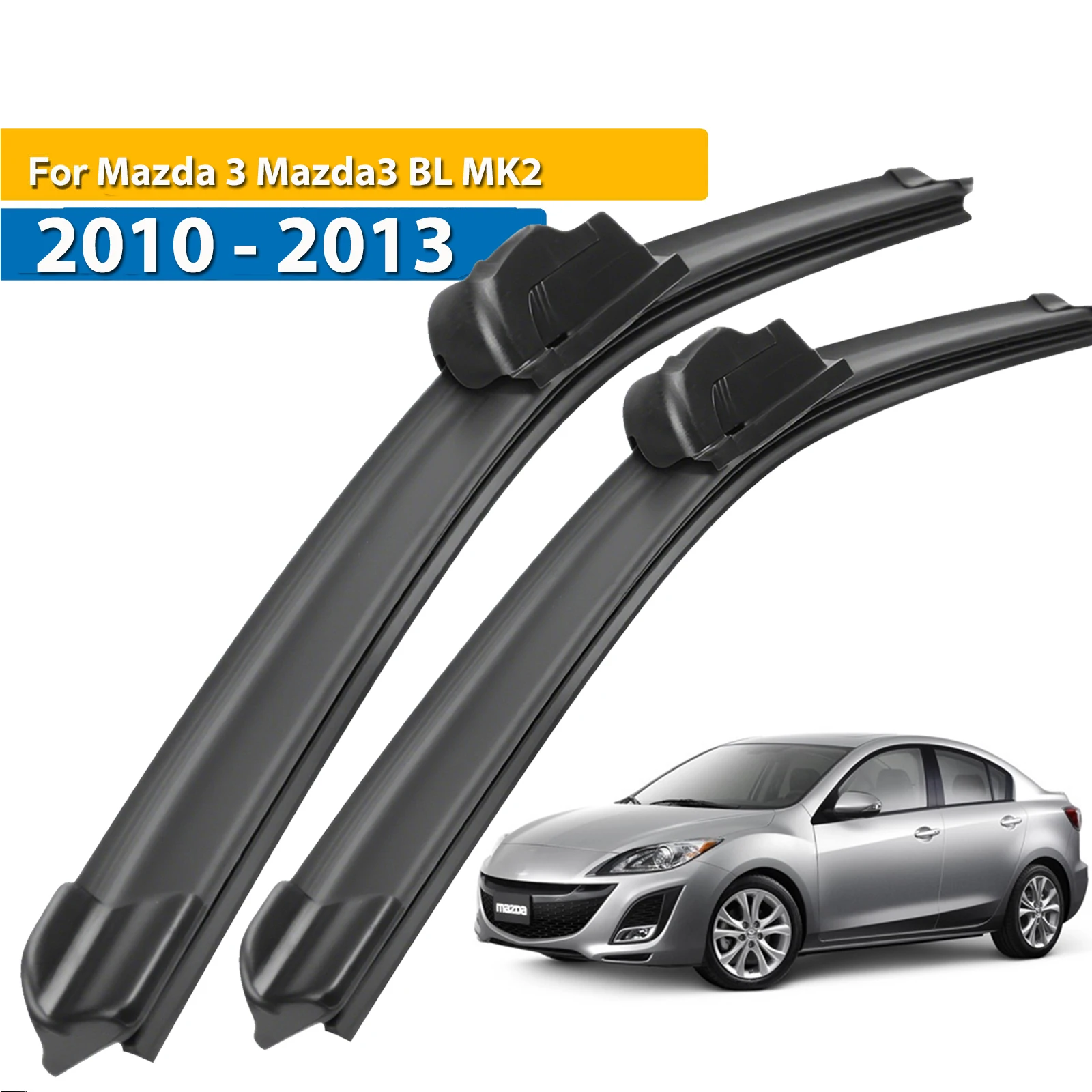 Erick\'s Wiper Front Wiper Blades For Mazda 3 Mazda3 BL MK2 2010 - 2013 Windshield Windscreen Window Car Rain Brushes 24\