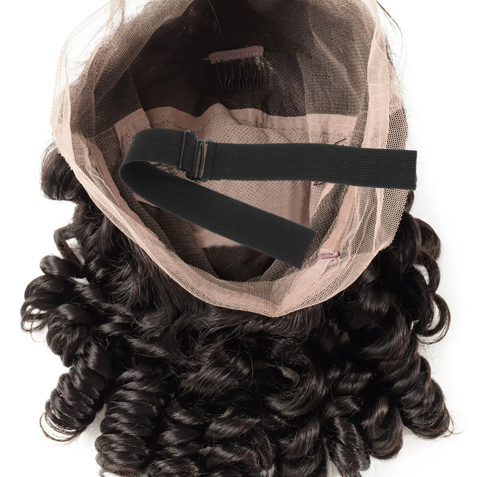 

6pcs Cap Accessories Adjustable Elastic Bands for Wigs Headbands Clip Straps Making Supplies Breathable Comfortable