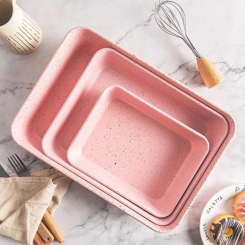 Non-Stick Baking Tray 9 11 13 Inch Multi-Function Pastry Mold Dessert Pan Kitchenware