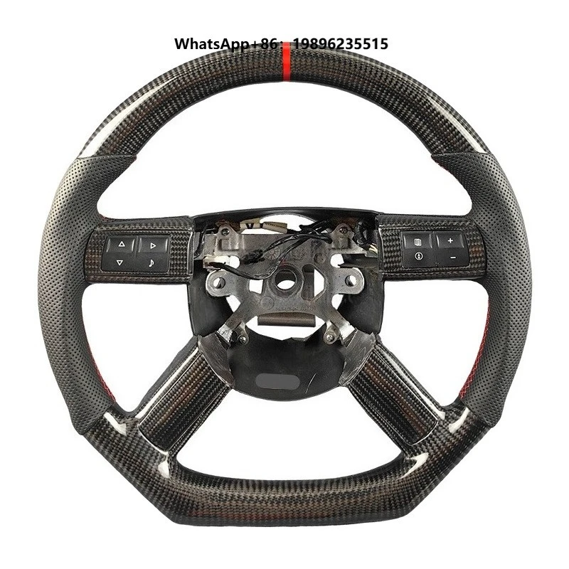 Hot Selling Modification Leather Carbon Fiber Steering WheelCar Steering Wheel