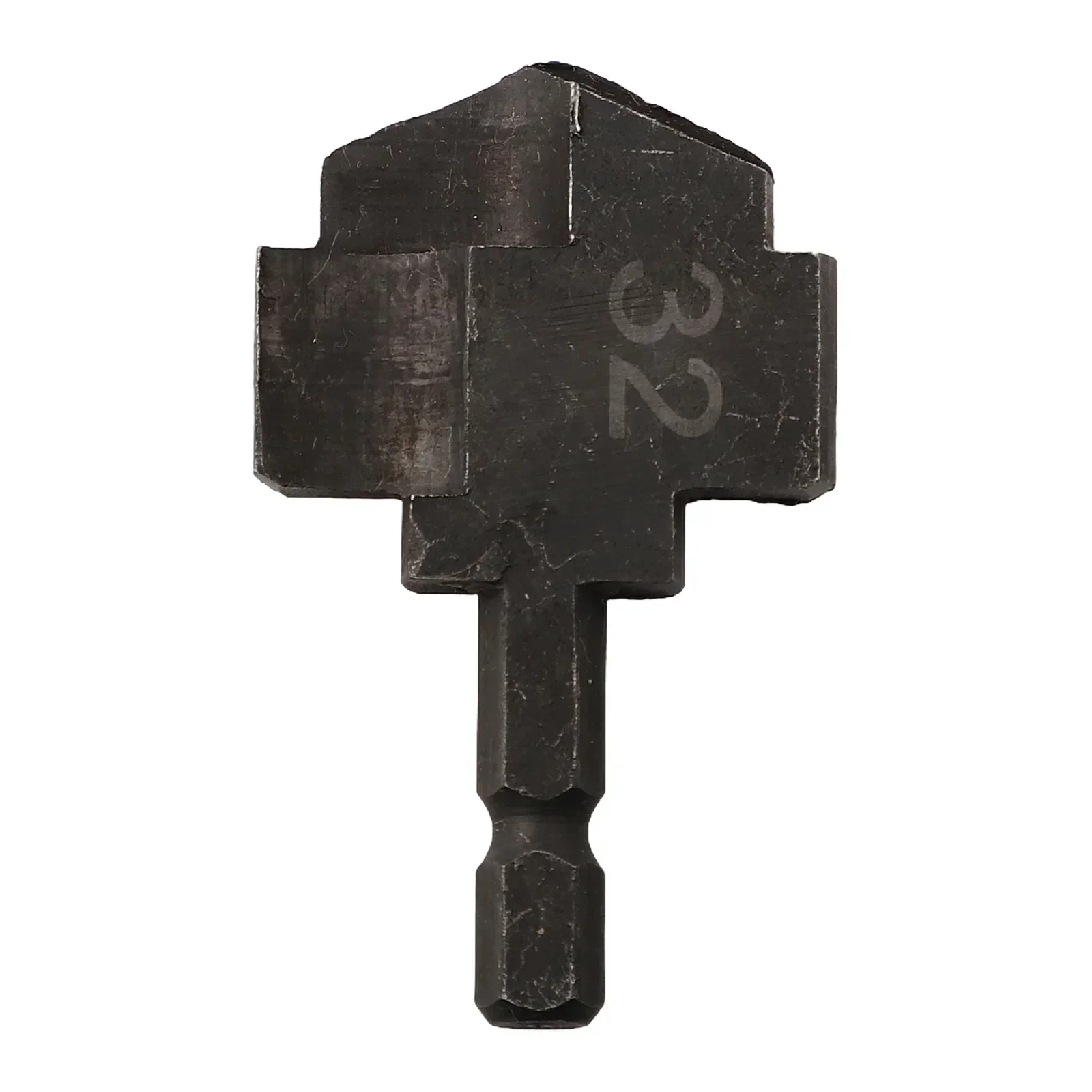 Broca escalonada de elevación PPR, vástago hexagonal, conexión de tubería de agua para perforación de expansión de tubería de agua, proceso completamente abierto de 20/25/32mm