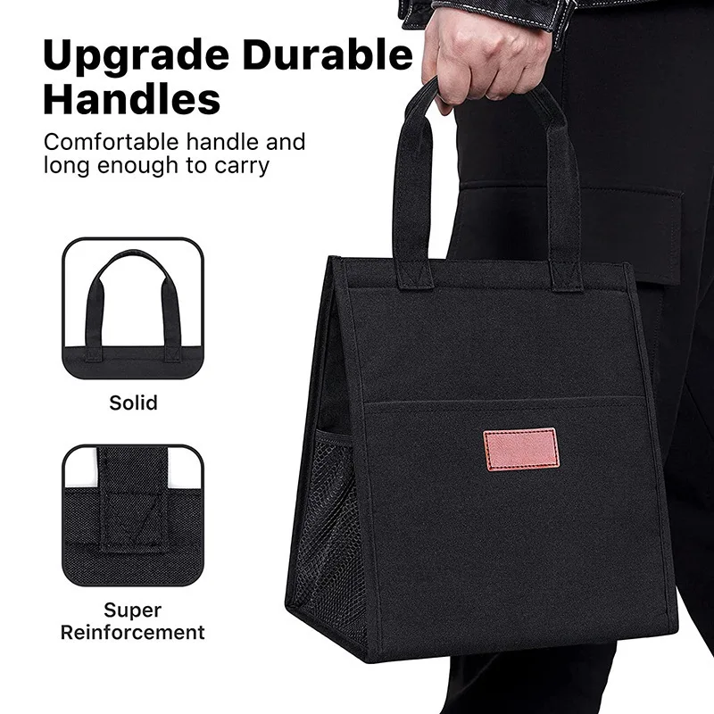 

Изоляционная сумка для пикника на открытом воздухе, сумка для бенто для кемпинга, ручная утолщенная алюминиевая пленка для пикника, портативная сумка для хранения, аксессуары