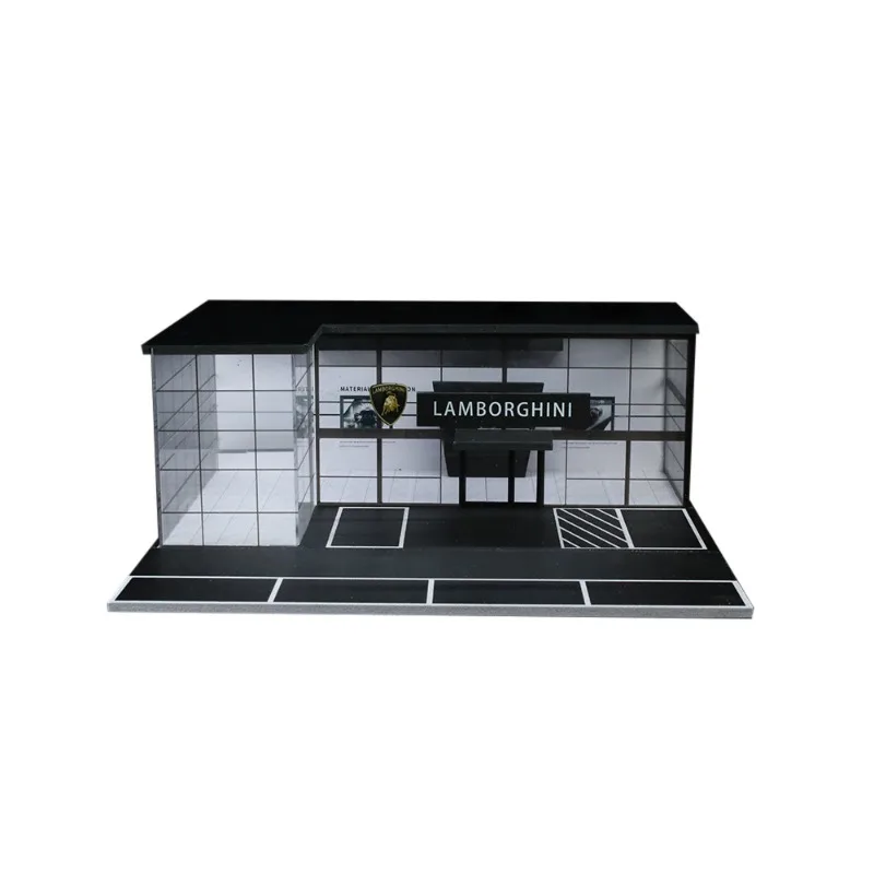 

1:64 Double-layer assembly exhibition hall Rambo, lighting scene model