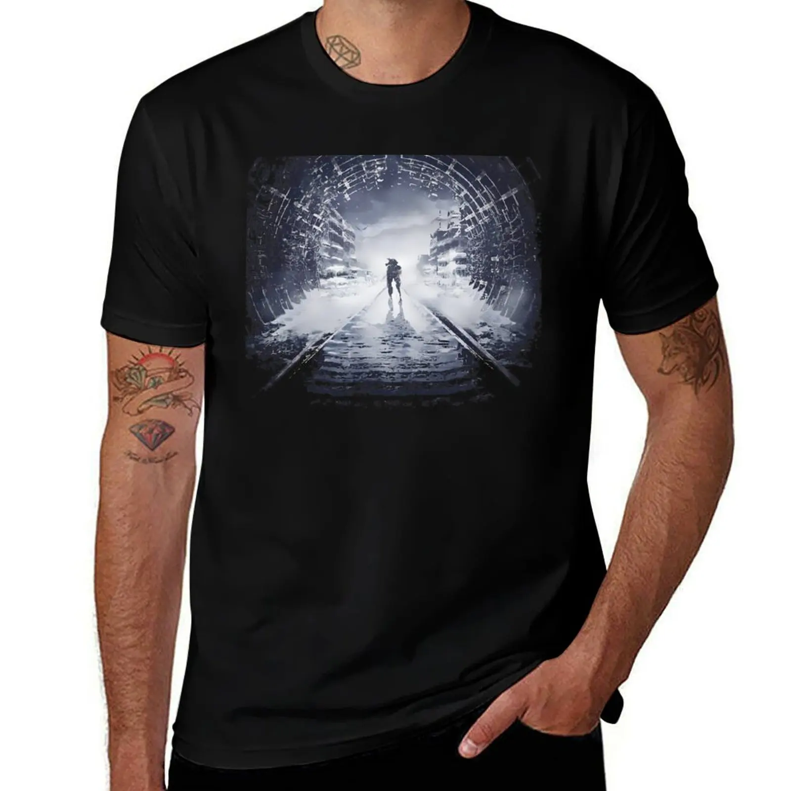 

Metro Last Light T-Shirt Holiday Simple Tee Shirt