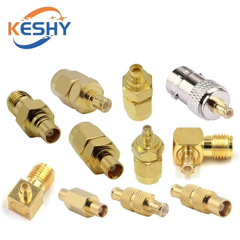 SMA Connector to MCX MMCX BNC Male Plug Female Jack Straight Right Angle RF Adapter Converter SMA Connector Adapter MCX MMCX BNC