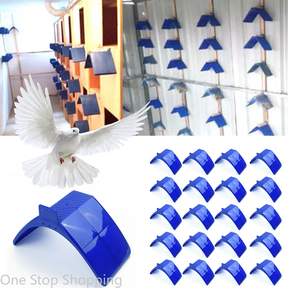 5/10/20PCS Plastic Pigeon Perch Dove Rest Stand Frame Pigeon Perches Roost for Bird Supplies Blue Pigeon Parrots House Dwelling