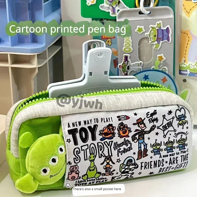 1Pc Doll Stationery Bag Nice-looking Large-capacity Pencil Cases Cute Student Pencil Bag School Stationery Supplies Storage Bag