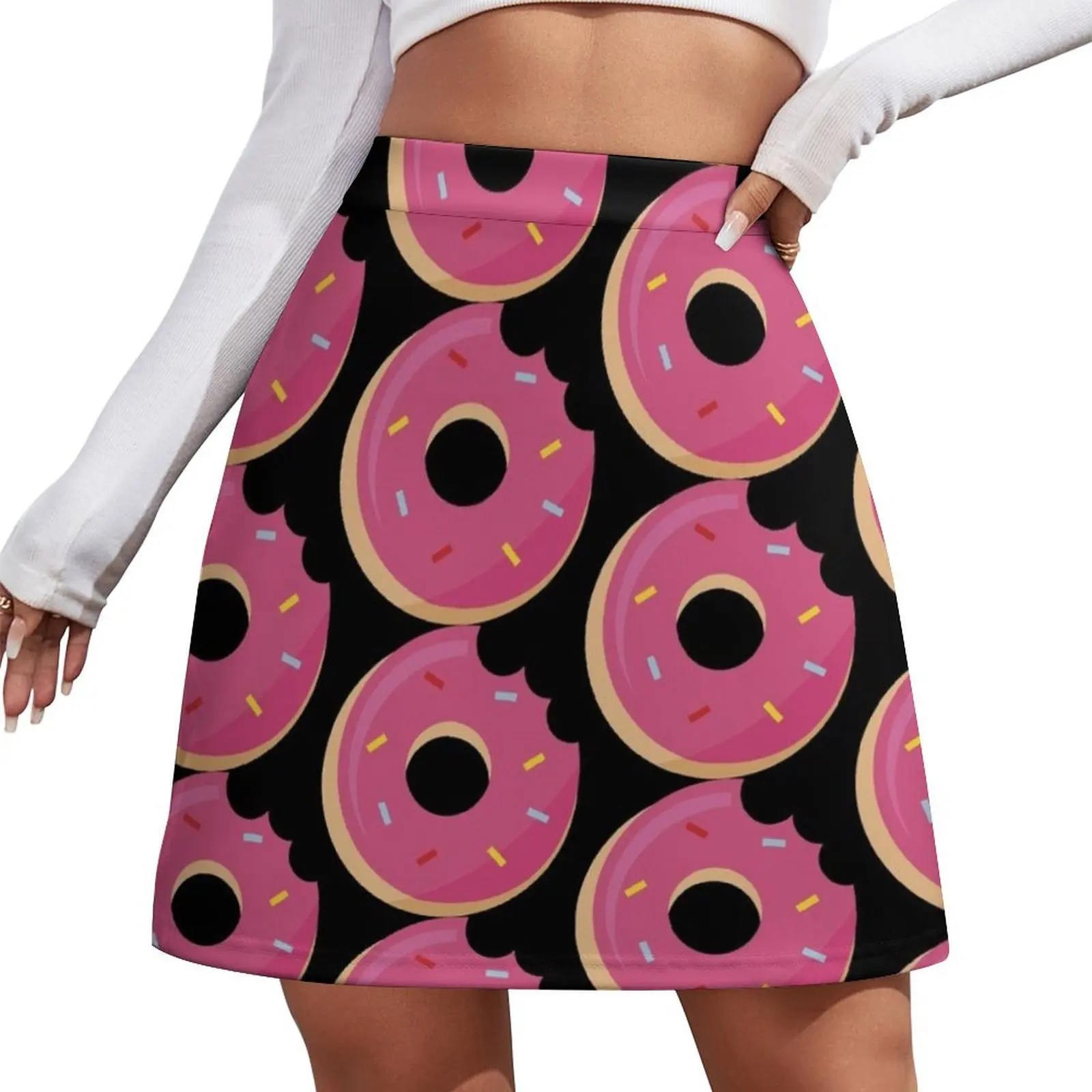 

Donut Slim Illustration Mini Skirt elegant skirts for women Short women′s skirts clothing women summer 2026 skirt set