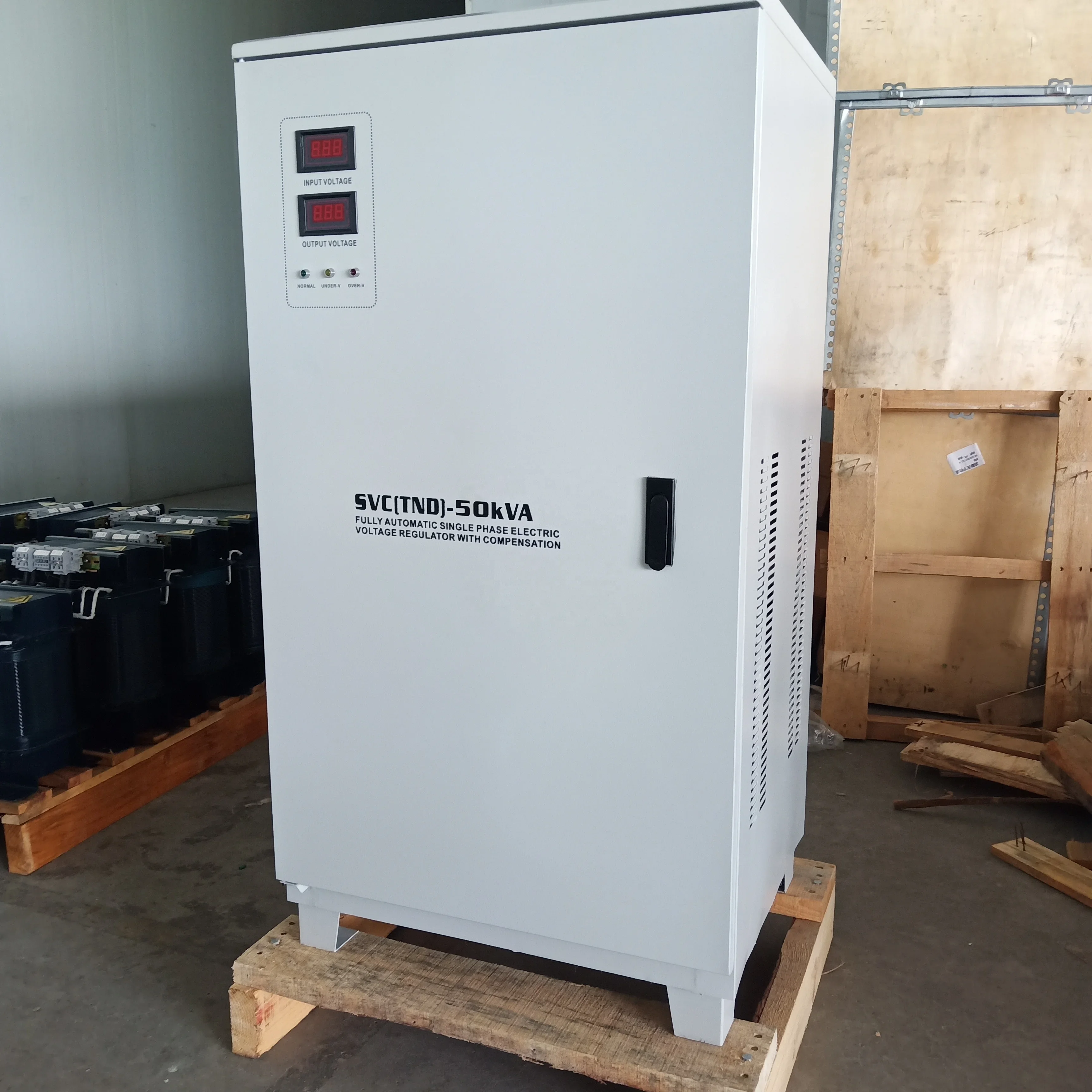 10KVA 20KVA 30KVA Single Phase AC Voltage Regulator Automatic Voltage And Frequency Stabilizer