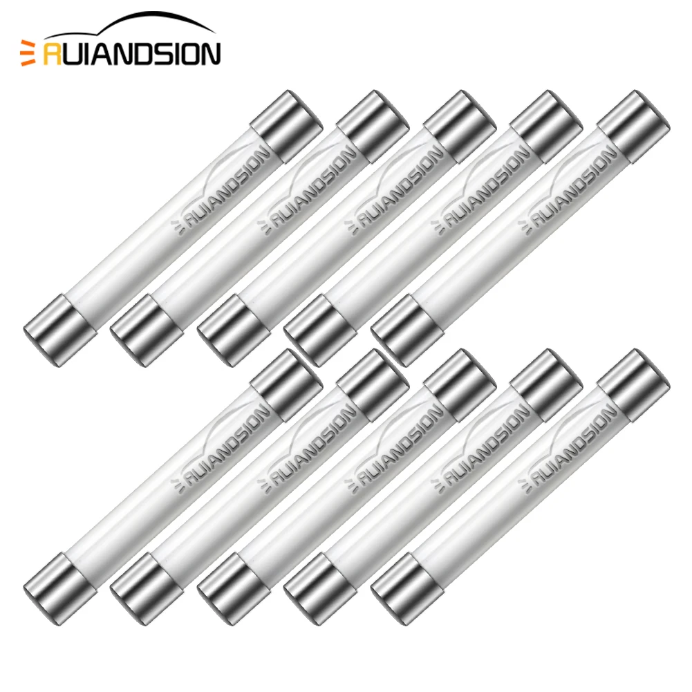 

Ruiandsion New 10pcs Car LED Vanity Mirror Bulb SV6 Fuse Flat Head Light Reading Festoon Dome License Lamp 12V White 3014 SMD