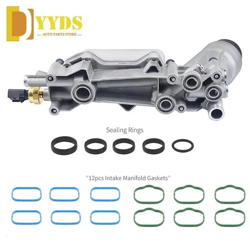 68105583AF Engine Oil Cooler For Chrysler 200 300 Dodge Charger Grand Cherokee ProMaster 3.6L V6 5184304AE 926-959 Oil Filte