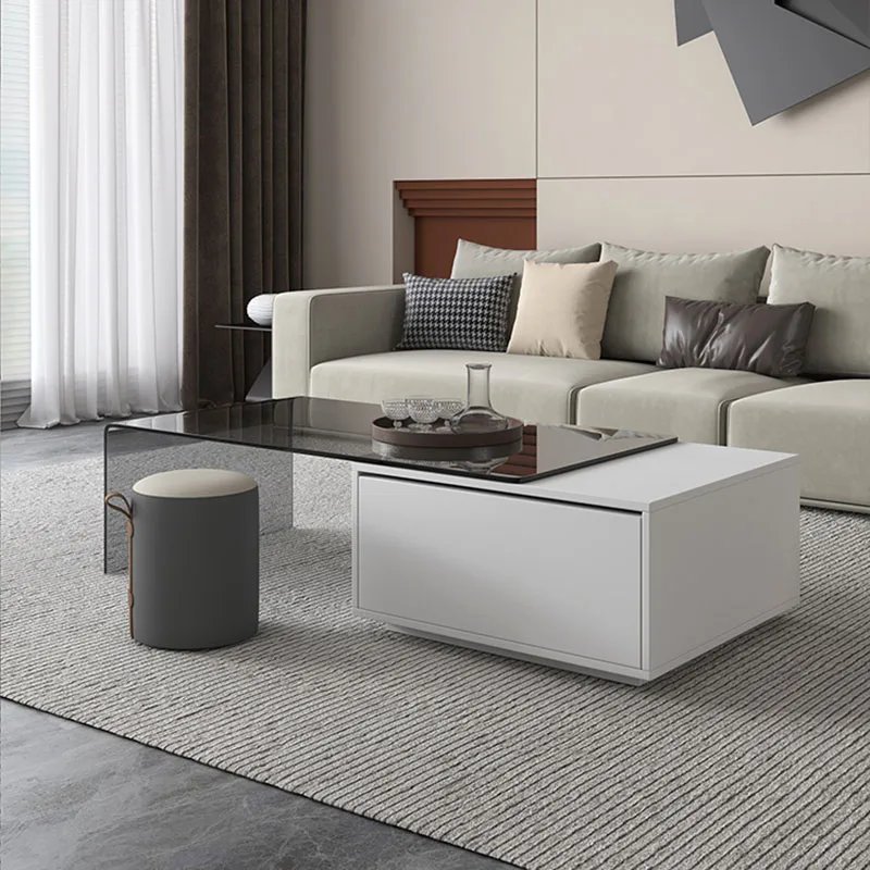 

Nordic Wood Side Table Luxury Modern Design Clear Center Minimalist Coffee Table Hallway Italian Meubles De Salonhome Furniture