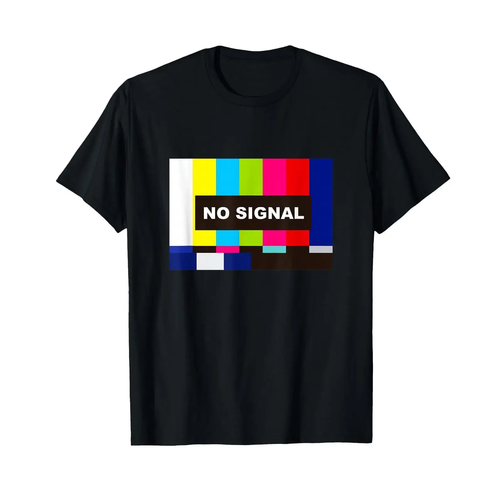Nostalgia T Shirt Analog Television No Signal vintage Washed Breathable Top For Everyday Wear streetwear designer clothes