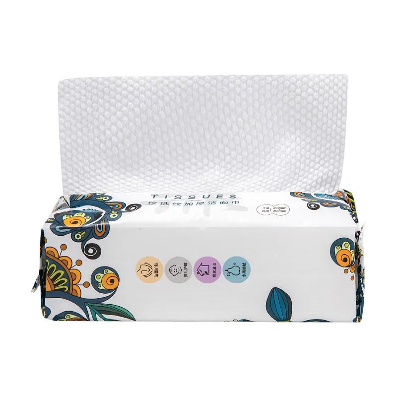 1Pack Cotton Wet and Dry Disposable Face Wash Makeup Remover Cleansing Cotton Beauty Tissue Cotton Soft Makeup Towel