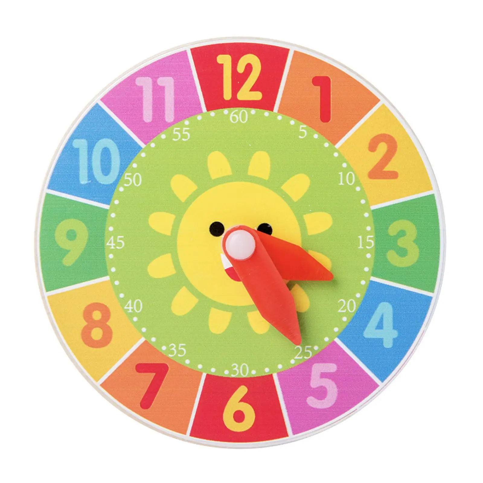 Wooden Busy Board Clock Accessory Montessori Toy for Toddler DIY Sensory Board Material Educational Time Learning Preschool Gift