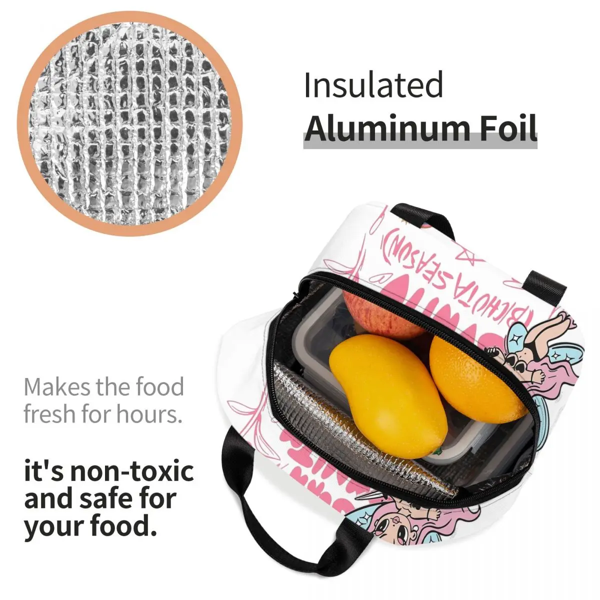 Karol G Manana Sera Bonito Tour Lunchtassen Koeltas Maaltijdcontainer Bichota Grote Tote Lunchbox Voedselopbergzakken Werk Reizen