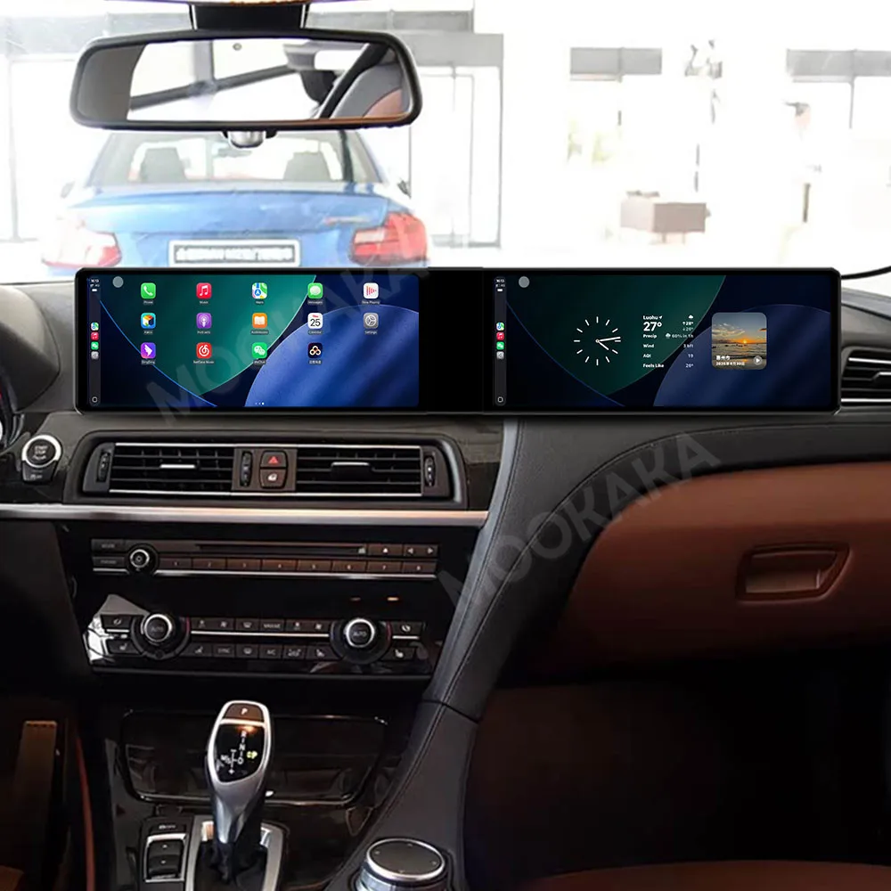 

12,3-дюймовый экран автомобильной магнитолы для BMW 6 серии CIC NBT 2009-2016, Android GPS навигация, мультимедиа, видеоплеер, стерео ресивер, головное устройство