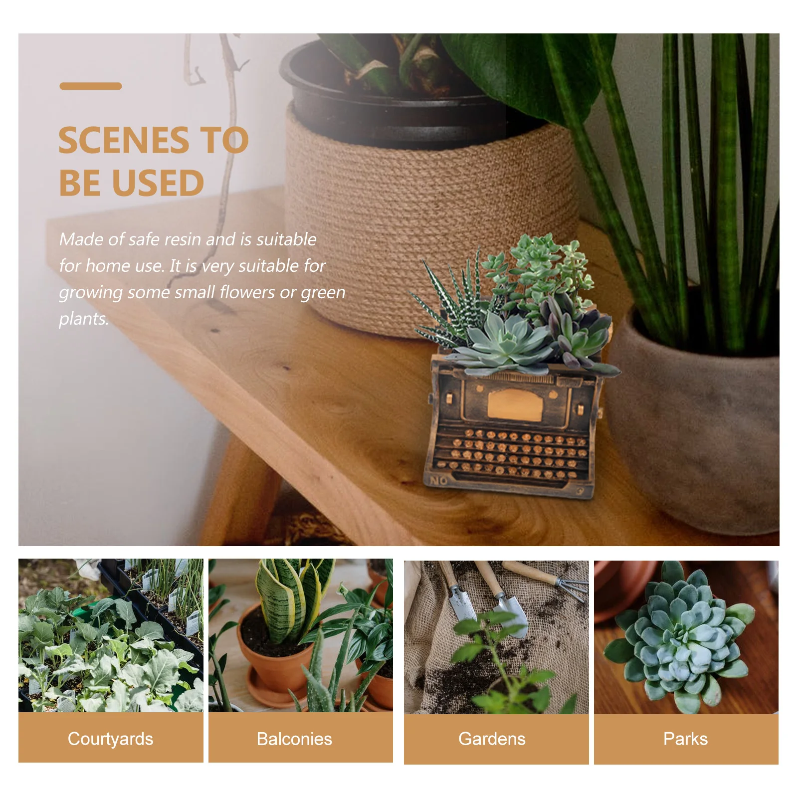 

Креативные настольные цветочные горшки из смолы, домашний декор, украшение для бара, кашпо, цветочный горшок из смолы, домашний контейнер для растений