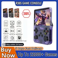 Consola de Juegos Retro Portátil R36S, Sistema Linux, Pantalla IPS HD de 3.5 Pulgadas, 64G/128G Juegos, Mini Regalo Portátil, Nuevo 2026