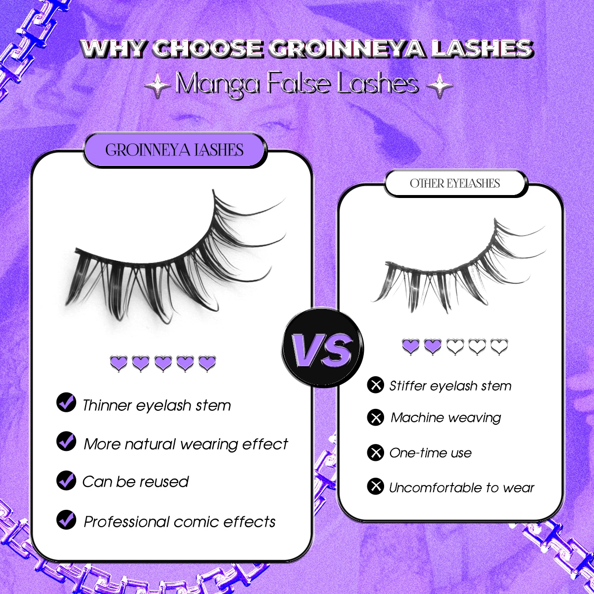 湿度NE-3Dつけまつげ,ナチュラルエクステンション,マンガまつげ,箱入り,ボリューム,5, 7, 9ペア