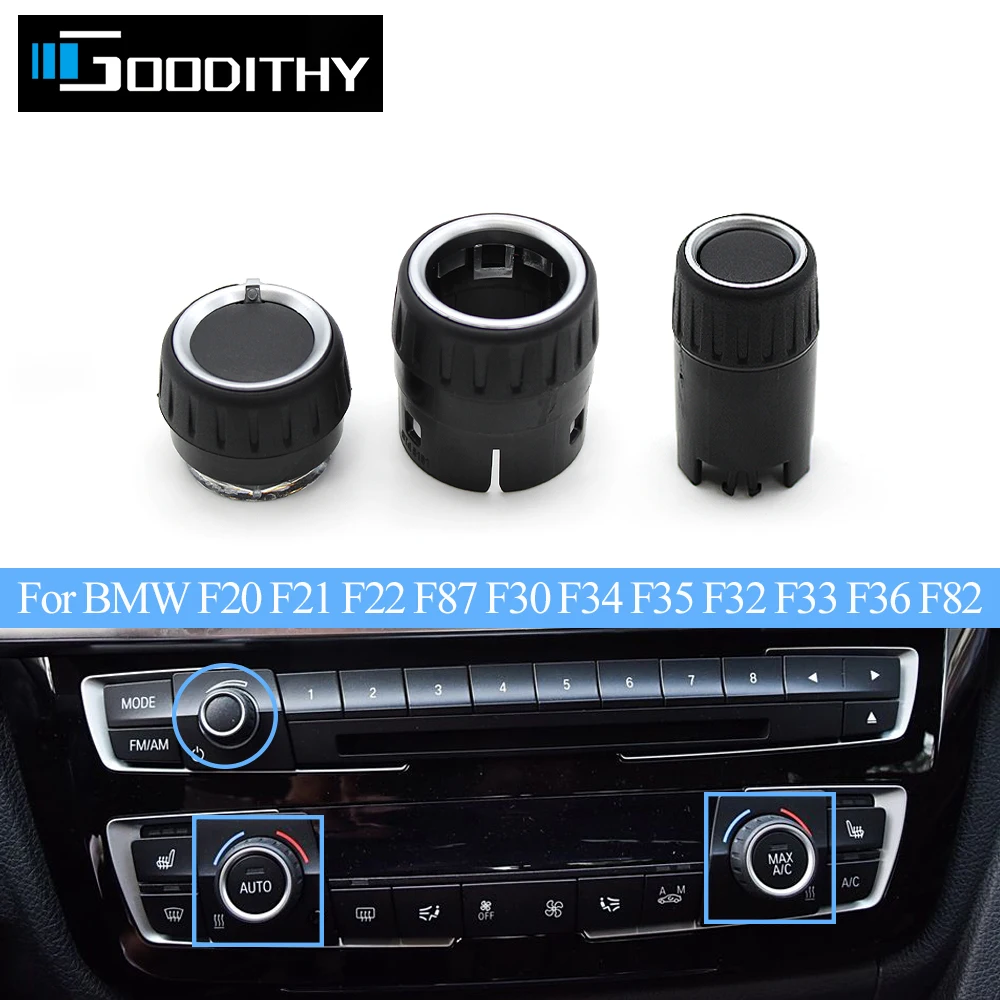 

AC Heater Climate Control Switch Cover Radio Audio Knob Volume Button For BMW F20 F21 F22 F23 F87 F30 F31 F32 F33 F34 F36 F82