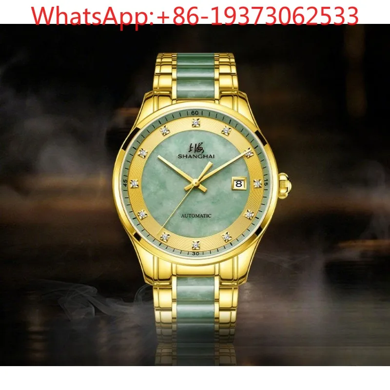 

Customized Jade Jade Watch Jade Watch Automatic Mechanical Watch Waterproof Luminous 3068
