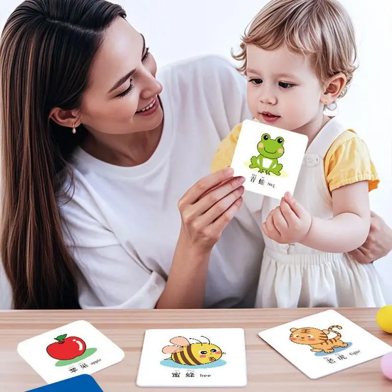 การ์ดความรู้ความเข้าใจเปลี่ยนสีเมื่อเผชิญกับน้ํา Montessori ของเล่นสําหรับทารก Early Education แฟลชการ์ดเด็กปริศนาของเล่น