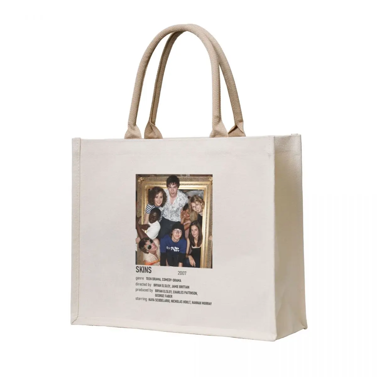 Skins 2007 Alternative Poster Tote Bag shopping cart bags reusable shopping bag Women's handbag the tote bag
