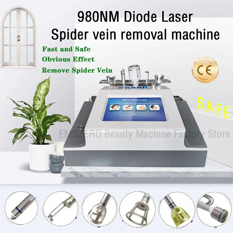 

Multifunctional Beauty Instrument 980NM 5 In 1 Diode Varice Curing Machine Spider Veins Nail Fungus Removal Device Safe BEST