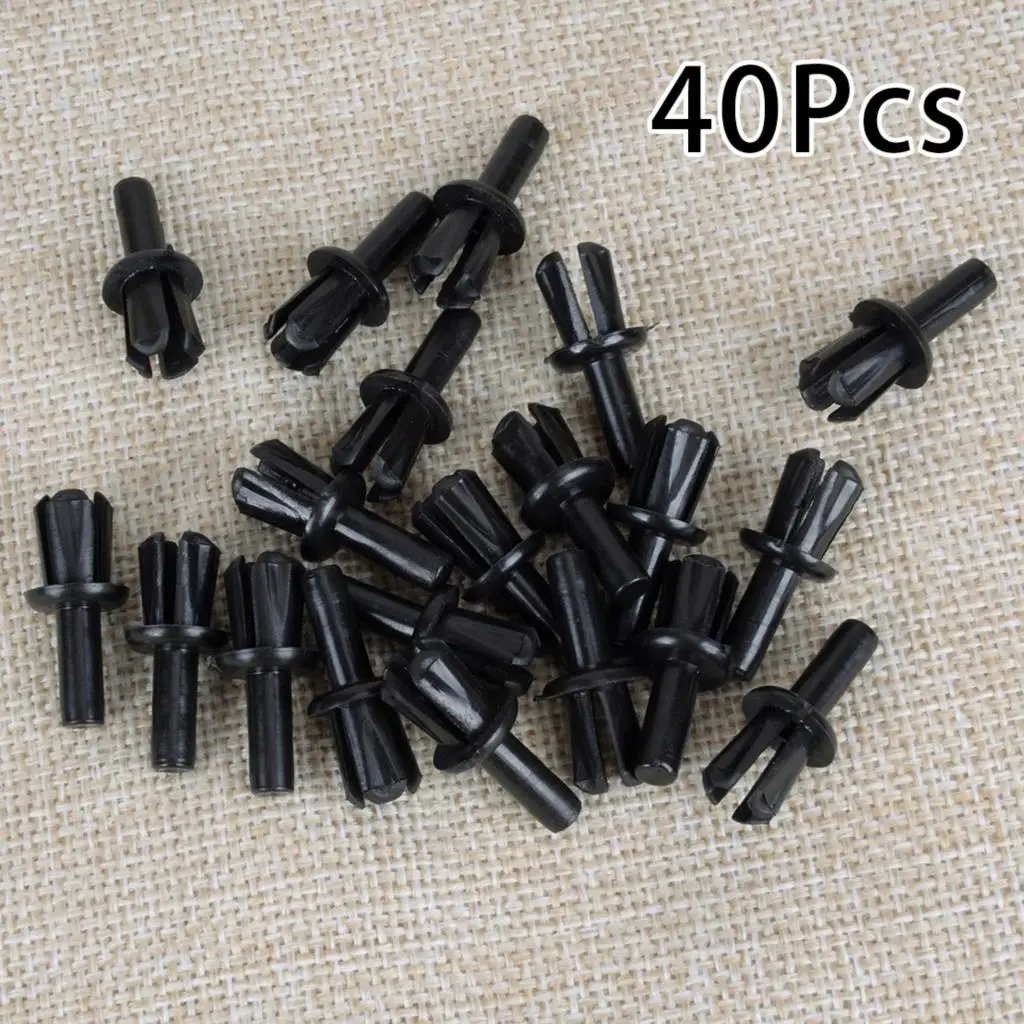 40Pcs LR033144 Windshield A Pillar Moulding Retainer Push Rivet Clip Fit for Land Rover Range Rover HSE L322 Evoque Auveco 22155