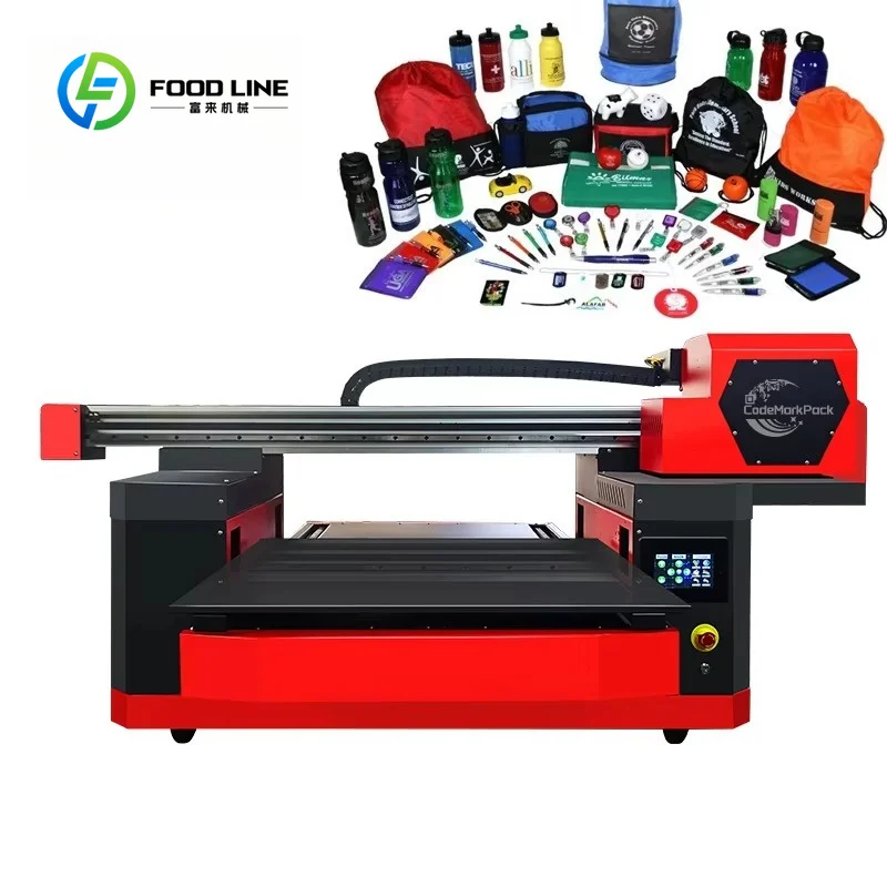 A1 6090 UV Flatbed Printer LED Varnish Digital Inkjet For Plastic Bottle Ceramic Phone Case Glass FL Custom Wholesale