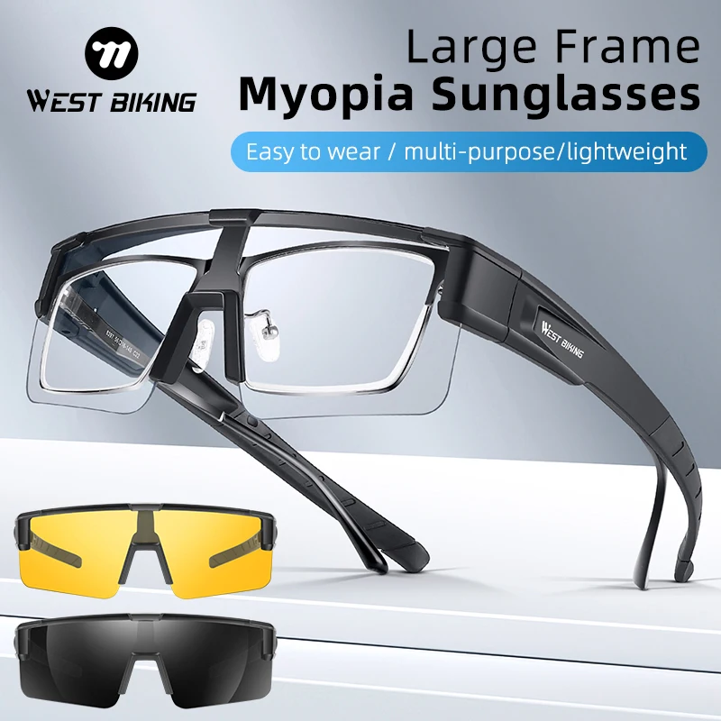 

WEST BIKING Photochromic Polarized Cycling Men Sunglasses Outdoor Sports Bicycle UV400 Goggles Climbing MTB Road Bike Eyewear