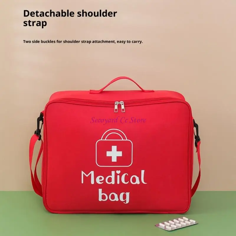 

N3UC Lightweight First Aid Bag With Multiple Compartments For Home Use