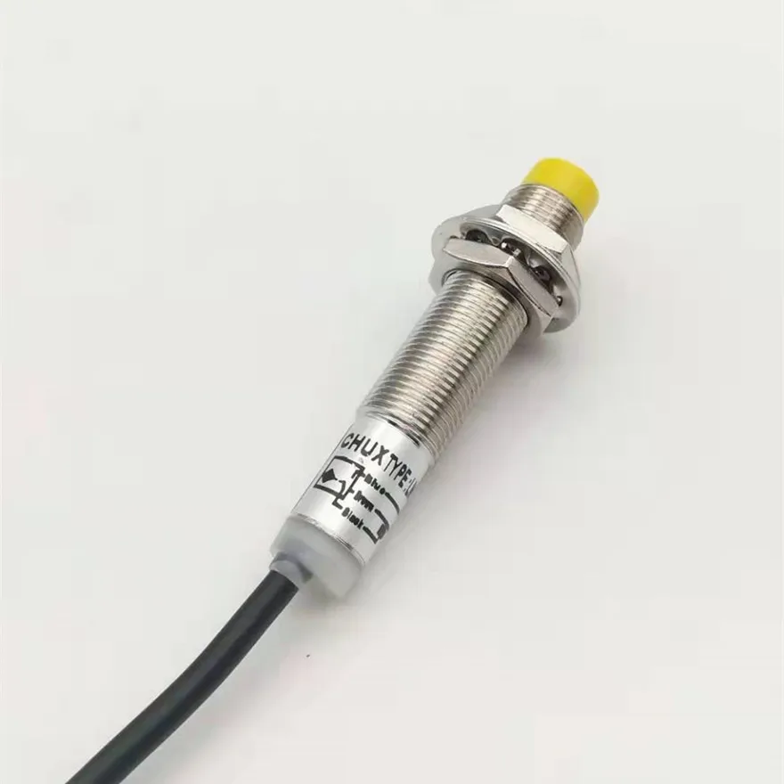 CHUX M12 Inductive Proximity Switch NPN 5v dc 24vdc 2mm 4mm Sensing Detect Distance NO NC NO+NC 4 wires Non Flush Sensor