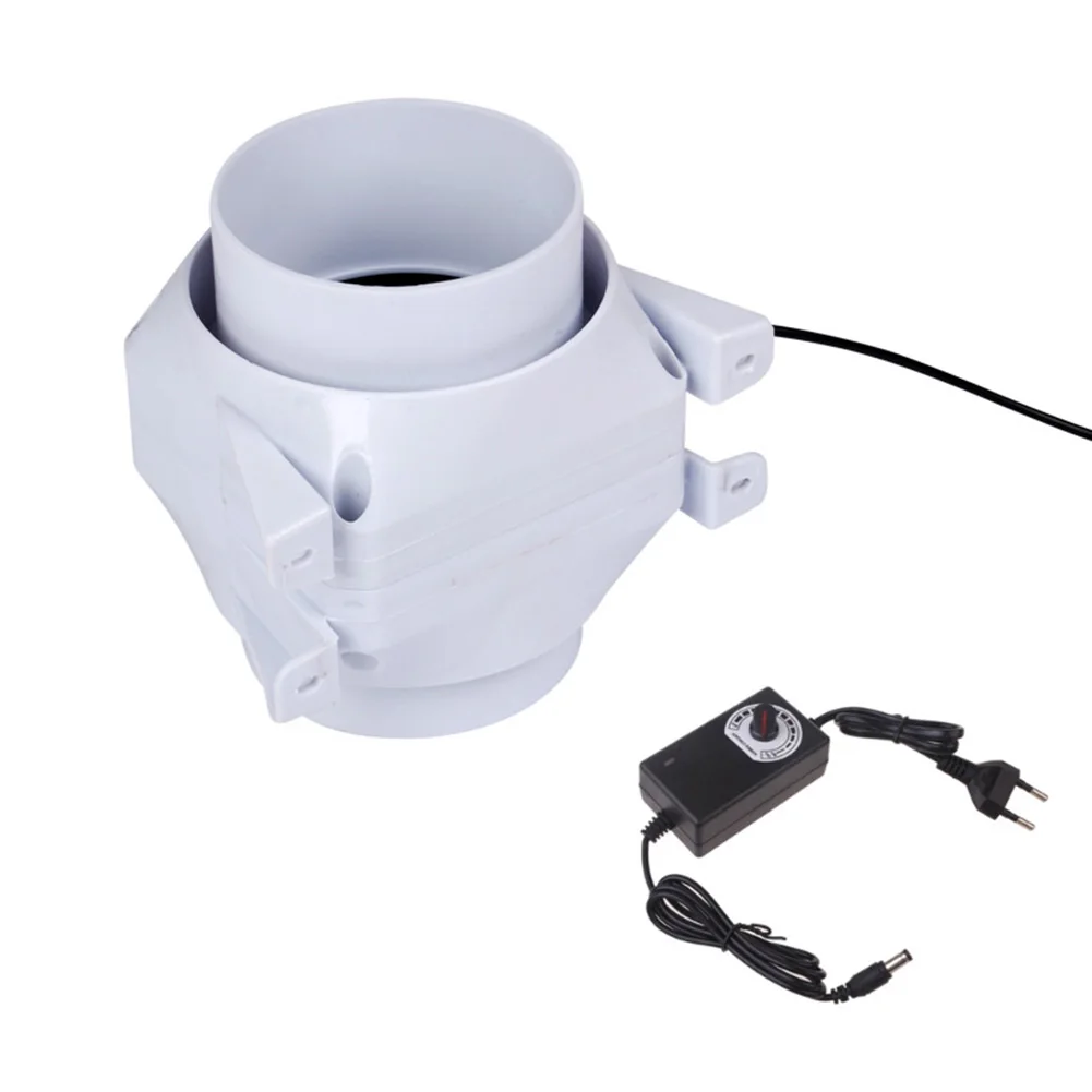 

4in/110mm Exhaust Fan 16W Small DC Blower Kitchen Exhaust Fan For Bathroom Pipe Suitable For Homes, Offices, Restaurants, Garden