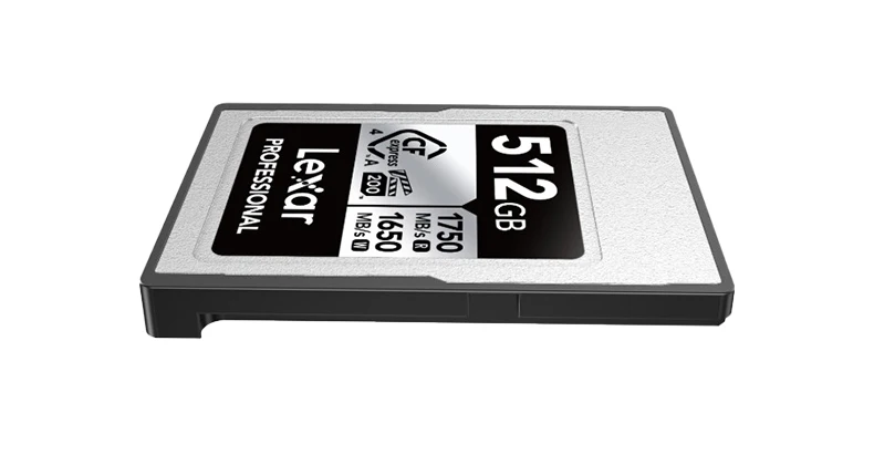 Lexar Professional SILVER CFexpress 4.0 Typ A Karte 8K VPG200 IP68 256GB 512GB 1TB 2TB Lesen 1750MB/s Schreiben 1650MB/s Für Kamera – Detail 20