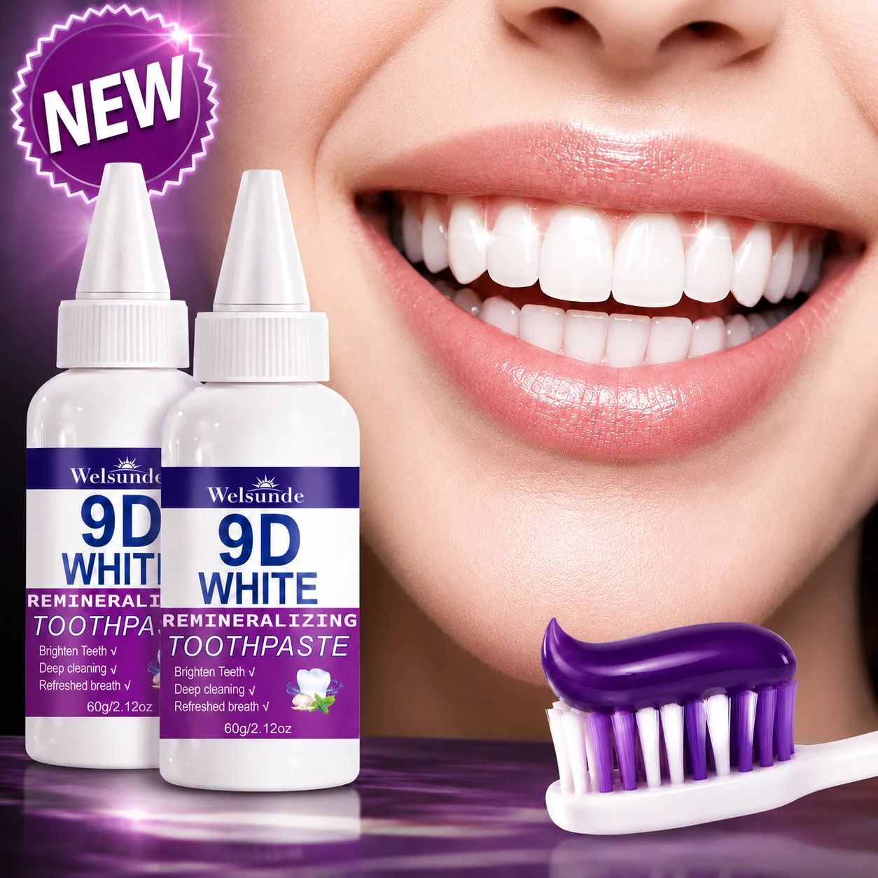 2PCS Whitening toothpaste for - đánh giá và giá Remineralizing Toothpaste
