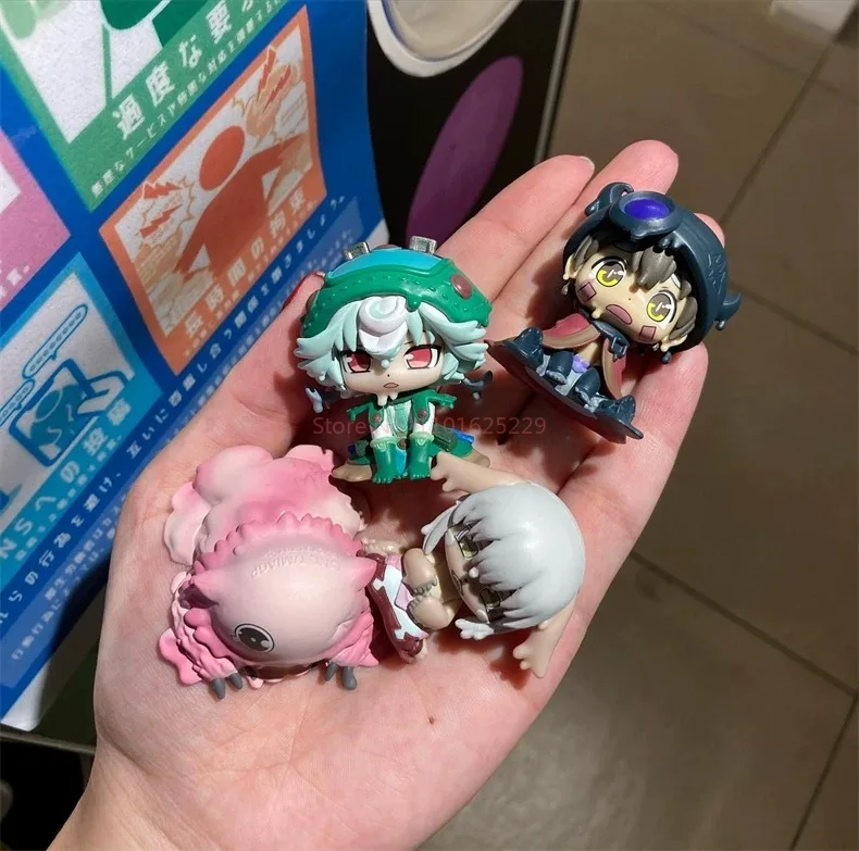 In Stock Bandai  Made In Abyss: The Golden City Of The Scorching Sun - Chibi Nanachi Melting Style Gashapon Model Toy Gift