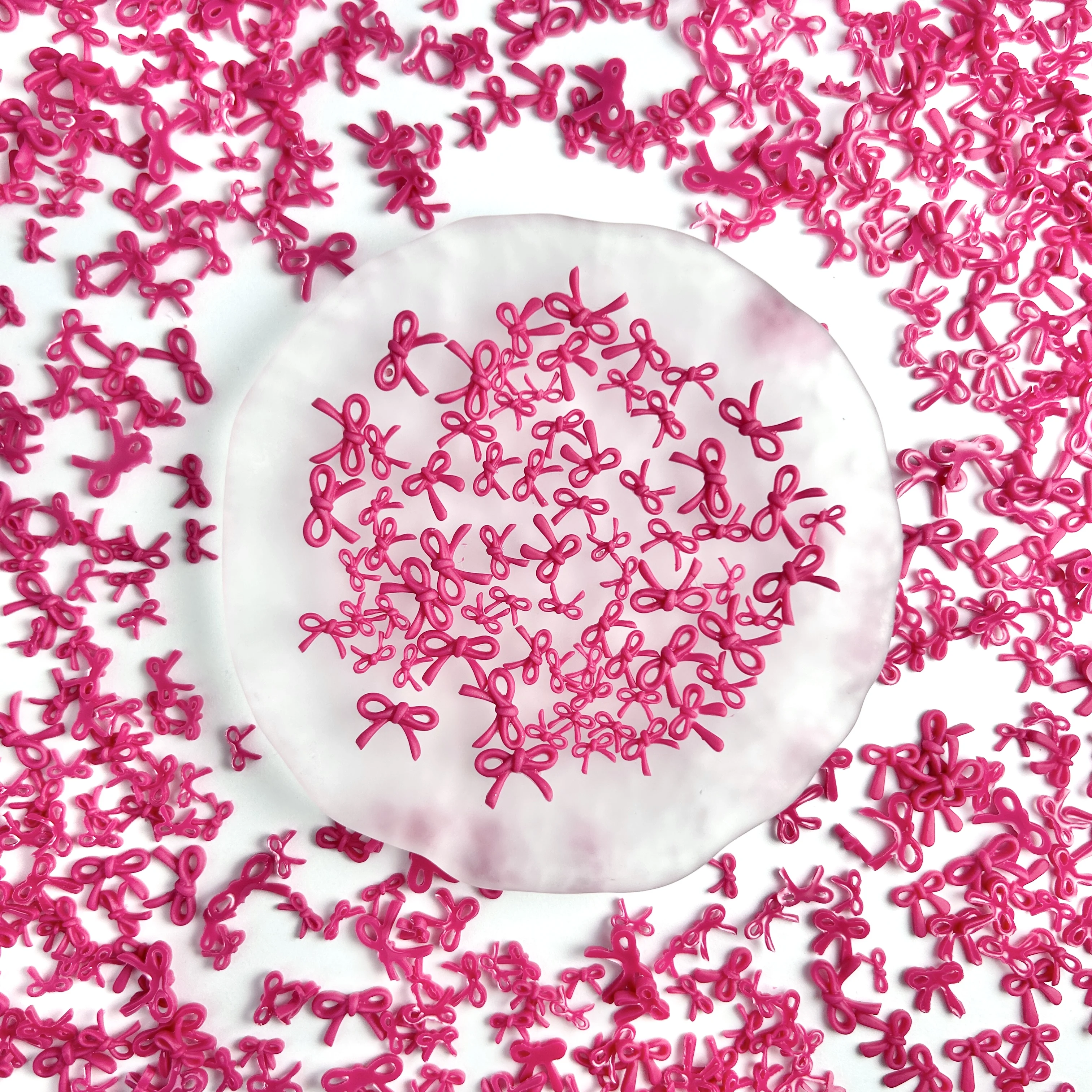 50 قطعة خط صغير رائعتين Bowknots الراتنج مسمار الفن زينة الحد الأدنى الوردي الوردي الانحناء مسمار السحر اكسسوارات Earring بها بنفسك القرط الأظافر