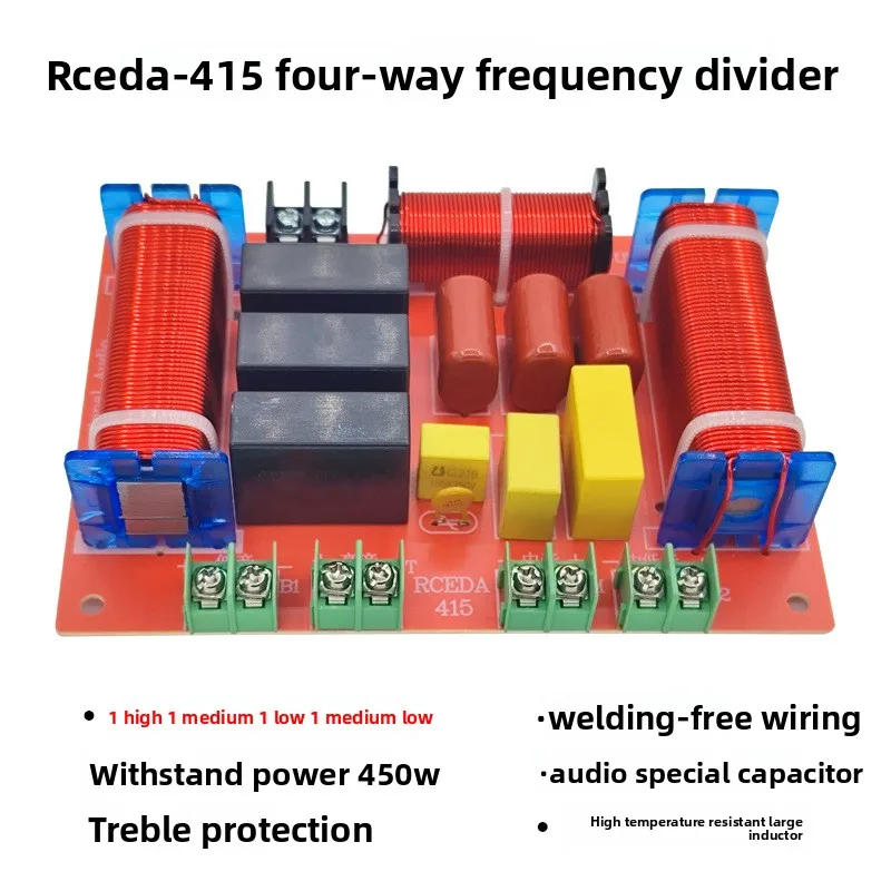 4-Way Crossover 450W Hi-Fi Speaker RCEDA-415