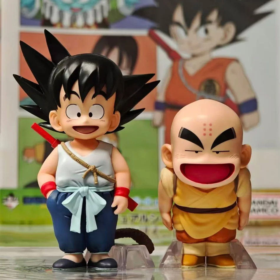 10-20cm Anime Dragon Ball Z Figure Goku Figure Practice Section GK Figures Krillin Chichi Bulma Anime Collectible Model Toy Gift view 4